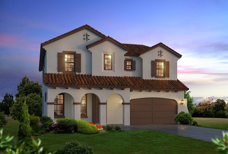Model Home Spotlight - Seville - Seville Spanish Seville Spanish Elevation