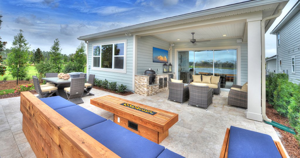 Shopping Nocatee? Meet Our Monroe Farmhouse in Liberty Cove - monroe 619vistalakecircle noc lanai Monroe